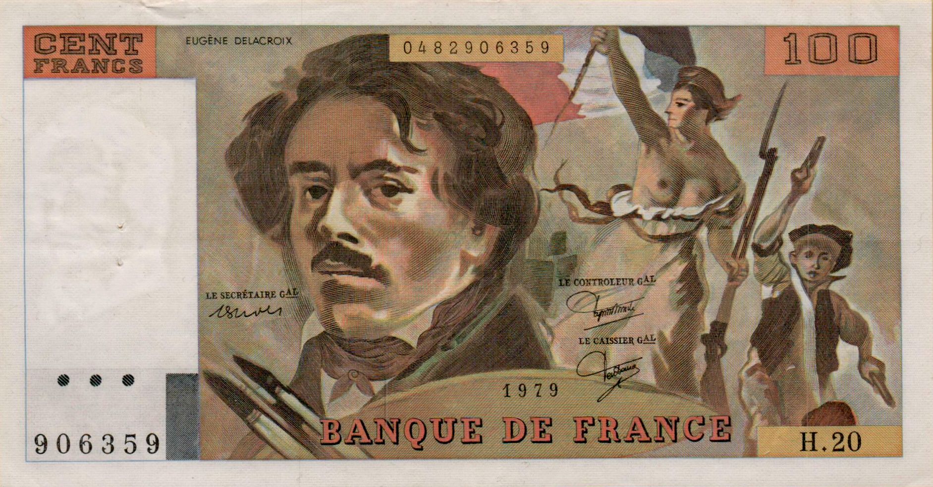 France 100 1979 aUNC P-154/b